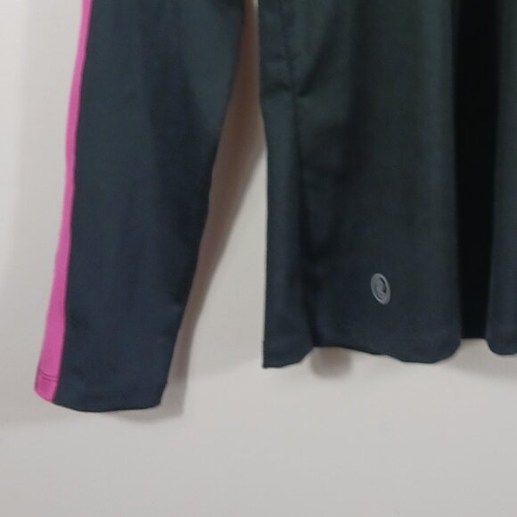 Lauren Ralph Lauren, Black W/ Pink Trim 1/4 Zip Pullover Size Medium, Activewear - Picture 9 of 15